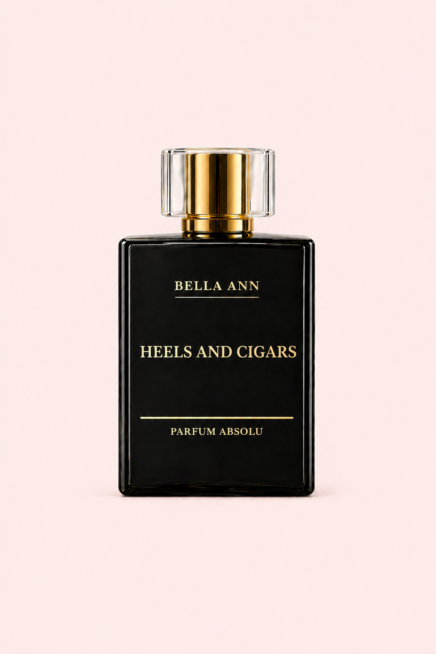 Heels and Cigars perfume bottle
