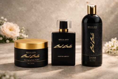 Bad Bella Fragrance, Lux Lotion and Body Parfait Morning vs night fragrance layering routine