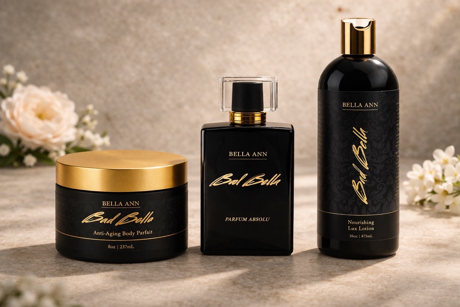 Bad Bella Fragrance, Lux Lotion and Body Parfait