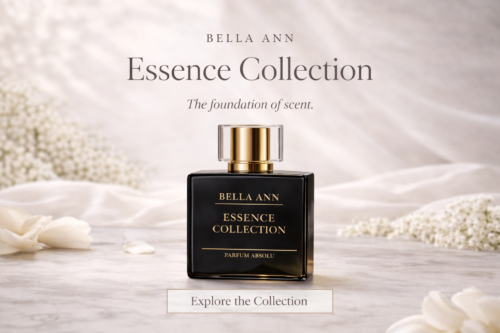 Bella Ann Essence Collection Bottle on light background