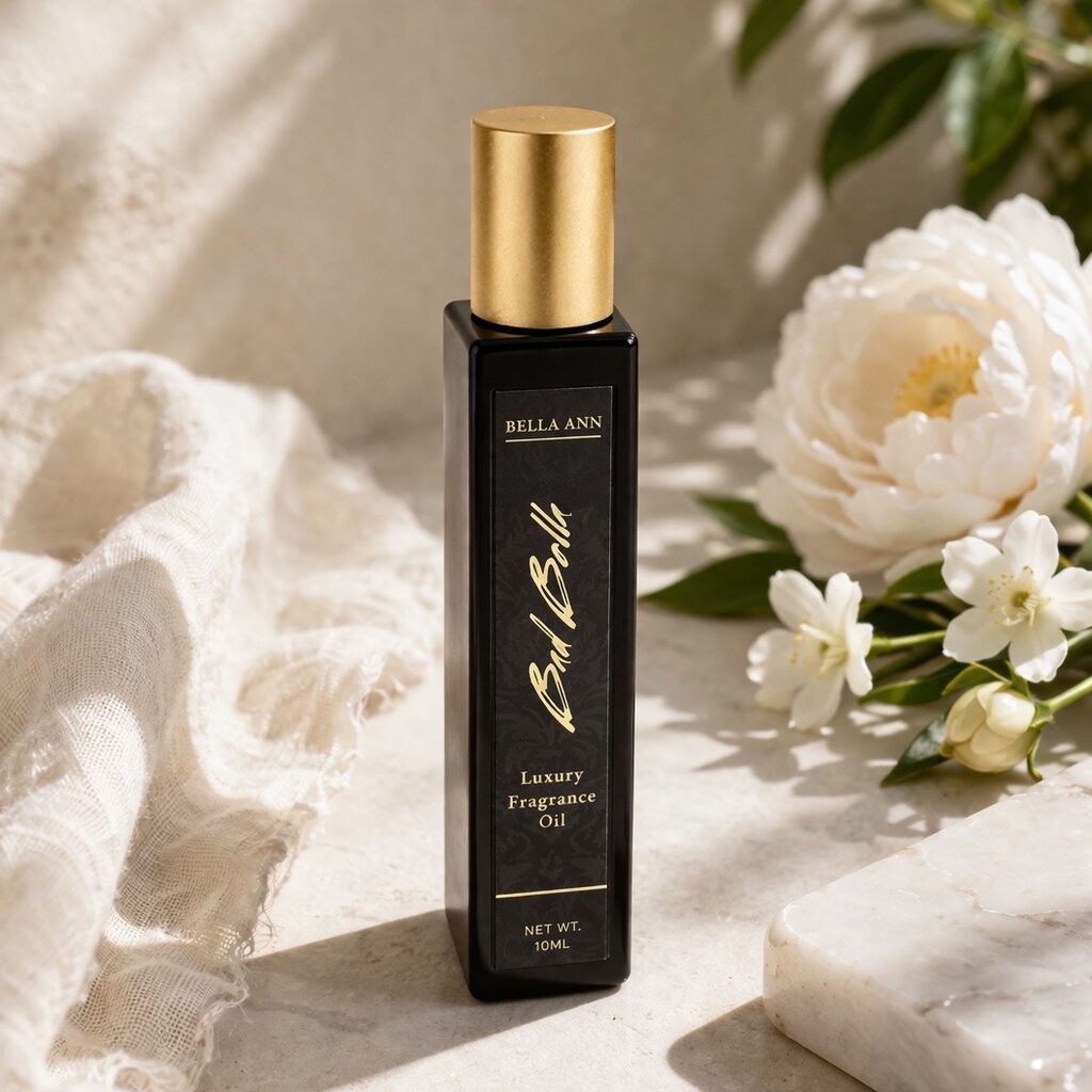 Fragrance Oil Bad Bella with flowers