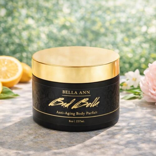 Anti Aging Body Parfait with roses and lemongs