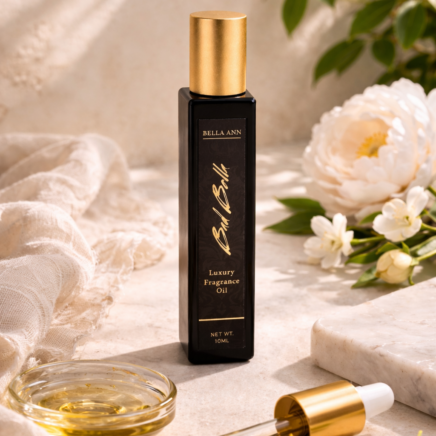 Luxury Fragrance Oil with roses and lace