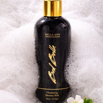 Shower gel called shower silk in bubbles